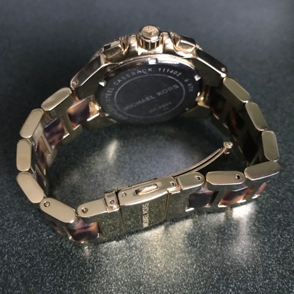 Michael Kors Camille Chronograph Tortoise Shell Dial Women’s Watch MK-5901 - Picture 4 of 16